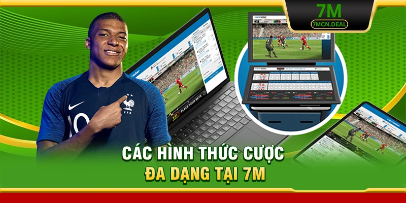 Các hình thức cược đa dạng tại 7M